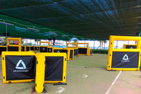Jeux d'obstacles pour adultes de bunker de speedball gonflable Offres Spéciales, paintball gonflable de cible de haute qualité