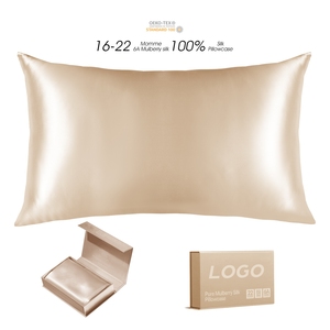 <span class=keywords><strong>Taie</strong></span> d'<span class=keywords><strong>oreiller</strong></span> en soie de luxe Daranfang Organic Eco Low Moq 22mm 6A Grade Taille standard 50x75 Personnalisée - Product Image 2