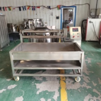 Marmite de Blanchiment et de Parboiling Industrielle à Double Enveloppe avec Moteur pour la Cuisson des Légumes et la Cuisson de la Viande en Saumure 304