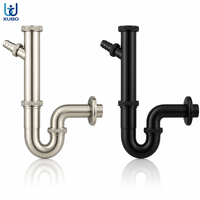 Siphon en P universel anti-odeur et anti-colmatage pour machine à laver, tuyau de vidange de lavabo de buanderie