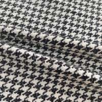 Tissu d'ameublement de luxe imperméable en jacquard pied-de-poule tissé, teint en fil, pour canapés et applications de mobilier