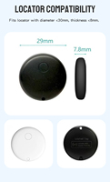 Feu arrière de vélo 3-en-1 avec frein, traqueur GPS iOS dissimulé, alarme antivol 105 dB protégée par mot de passe, LED rechargeable pour la conduite nocturne