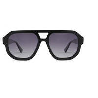 YDMB1022 fabriqué en chine en gros mode grande taille double pont carré lunettes de soleil pour hommes