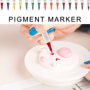 Penna Colorante Alimentare, Pennarelli per Decorazione Torte e Cupcake con Colori Commestibili per Scrivere Messaggi e Disegnare - Product Image 4