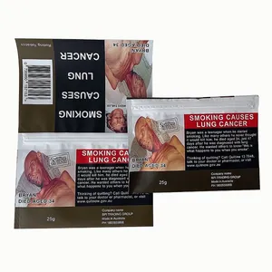 Sacchetti di tabacco all'ingrosso in foglia GV UK 25g 50g rotolo di plastica per fumatori sacchetti di tabacco per sacchetti di imballaggio vuoti