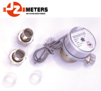 Compteur d'eau intelligent multi-jets DN15 en laiton OEM, protection IP65, connectivité filetée, garantie 3 ans