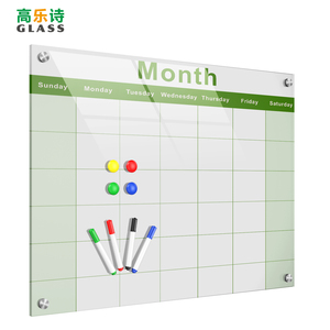 Venta de fábrica personalizada Borrado en seco Pizarra de <span class=keywords><strong>vidrio</strong></span> impreso Tablero de <span class=keywords><strong>vidrio</strong></span> templado montado en la pared de calor magnético sin marco <span class=keywords><strong>para</strong></span> oficina - Product Image 1
