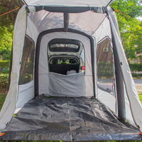 Tente de camping gonflable automatique portable de style yourte, abri familial à montage rapide pour le camping de printemps en extérieur