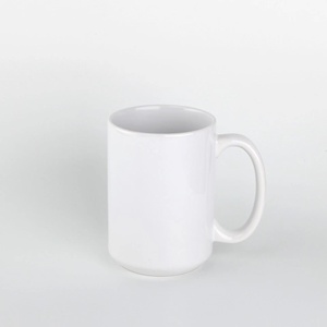 Tazas de porcelana de cerámica para café, tazas modernas en blanco impresas, con logotipo de sublimación, a precio liso, hechas a medida, <span class=keywords><strong>15</strong></span> <span class=keywords><strong>Oz</strong></span> - Product Image 2