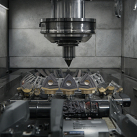 Plaquette de tournage et de perçage extérieure en carbure de tungstène TCMT090204 08-HM, outil CNC OEM, acier inoxydable, fonte, revêtement noir HRC40