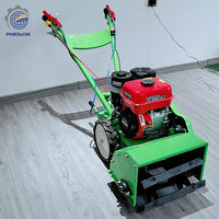 Micro-cultivateur autotracté à essence et diesel, dernière technologie, pour le désherbage et le labourage des petites surfaces agricoles