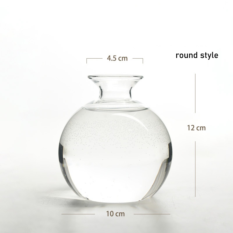 Round avocado vase (without seeds)
