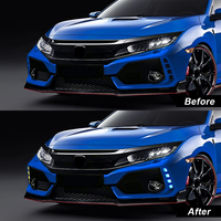 Feux de jour à LED pour voiture de haute qualité, prêts à être expédiés, feux de jour pour Honda Civic Type R 10e génération 2018 2019 2020 2021