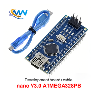 Módulo de Desarrollo CH340G Nano V3.0 con Cable Tipo-C, Micro USB y Mini USB, Controlador ATmega328P, Precio al por Mayor