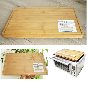 Tabla de Cortar de Bambú Ansoon, Rectangular de 12x18 Pulgadas, Antibacteriana, para Cocina - Product Image 1