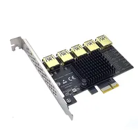 PCIE PCI-E Adaptateur 1 Tourner 5 PCI-Express Slot 1x À 16x USB 3.0 Spécial Riser Card PCI E Convertisseur