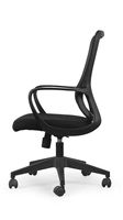 Chaise de jeu ergonomique pivotante en maille, chaise de bureau confortable, style moderne, hauteur et pieds réglables, dossier solide