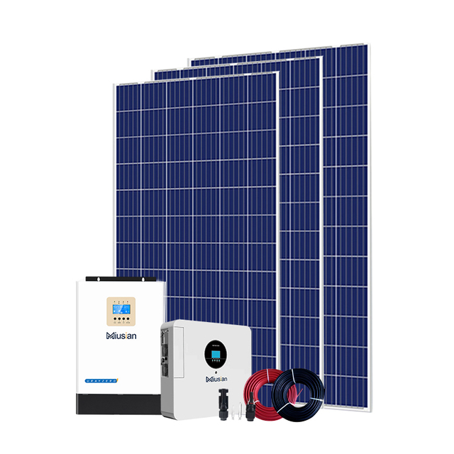 Ome Solar System Home 6kw Home Power Solar System for Water Heater Refrigerator air Conditioner Lighting and TV