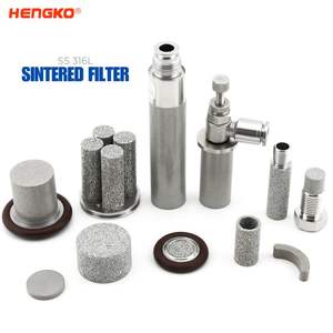 فلتر معدني مُلبد من HENGKO، فلتر هواء معدني مُلبد، خرطوشة فلتر، فلتر أكسيد النيتروجين - Product Image 2