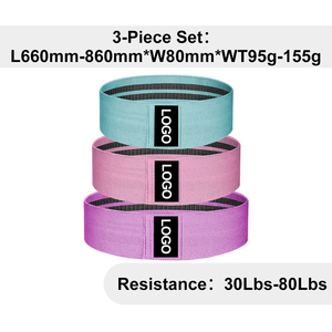 Bandas de Resistencia de Tela a Medida para Ejercicios de Cadera, Glúteos y Piernas, Accesorios de Fitness OEM - Product Image 1