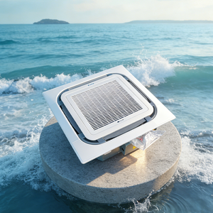 Unité de ventilo-convecteur à cassette à eau glacée basse température pour un refroidissement latente élevé et une déshumidification dans les climats à forte <span class=keywords><strong>humidité</strong></span> - Product Image 1