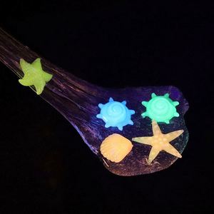Newly Popular Eco-Friendly Glow Dark Star Crystal <b>Slime</b> Soft Clay Plastic Mud Top Selling DIY Accessory for Play Dough Modeling - Product Image 5