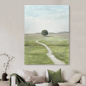 Hand Painted Oil Painting Rectangle Abstract <b>Art</b> 3D Texture Frameless Wall <b>Art</b> For Entryway Hallway Corridor - Product Image 1