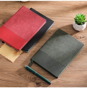 Agenda A5 Personalizzata a Doppio Materiale con Copertina Rigida a Righe, 100 Fogli, Stile Business, in Pelle PU, per Ufficio e Scuola - Product Image 1