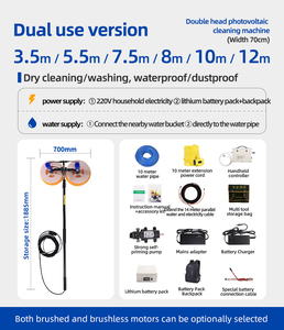 Nhà Máy Giá năng lượng mặt trời Powered máy giặt năng lượng mặt trời Sản phẩm làm sạch năng lượng mặt trời bảng điều khiển rửa cơ sở - Product Image 5