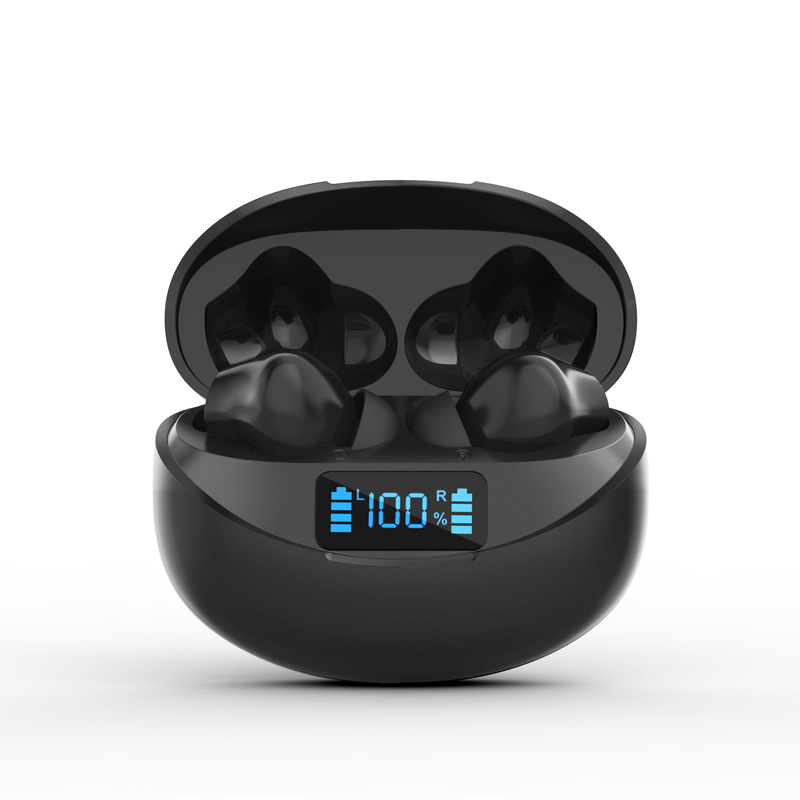 V5.1 специальная конструкция Светодиодный дисплей питания настоящим стерео низкой задержкой наушники для бега спортивные наушники оптом, беспроводная гарнитура, bluetooth наушники