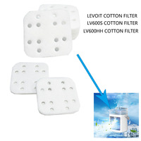 Filtre à humidificateur haute efficacité, longue durée, antibactérien, hydratant, cartouche remplaçable, filtre à humidificateur en coton