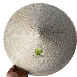 Sombrero de bambú de tamaño personalizable, hecho a mano en Vietnam, de bambú natural, tejido artesanal, clásico, decoración y regalo para días festivos. - Product Image 2