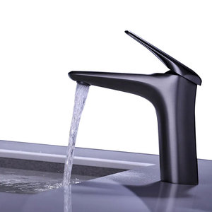 <span class=keywords><strong>2025</strong></span> thiết kế mới đơn-xử lý thép không gỉ lưu vực vòi sàn gắn kết với van gốm lõi cảm giác vòi cho phòng tắm - Product Image 1