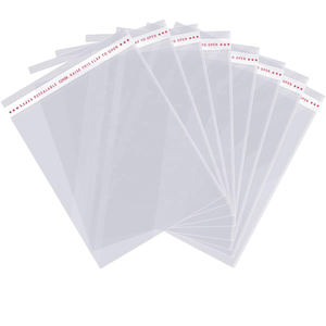 Sacs refermables transparents épais, pochettes de rangement en plastique divisibles - Product Image 6