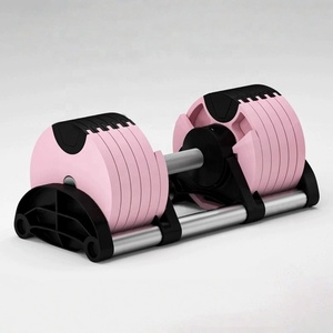 Space Saving Adjustable Steel <b>Dumbbell</b> Set for Home Gym Body Building Arms Strength Training Equipment - Product Image 6