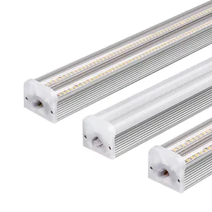 Commercial Linkable Aluminum 120cn 5 Feet 8ft Dimmable Linear Double Shop Tube Light Led T5 Tubes