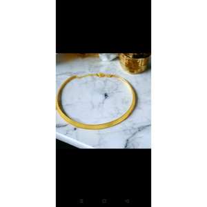 Brass Metal <b>Necklace</b> with Gemstones for Wedding Engagement Anniversary Parties and Daily Wear Perfect Gift - Product Image 1