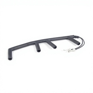 สำหรับเมอร์เซเดส-เบนซ์ อี-คลาส W210 ฝาครอบลำโพงเสาประตูด้านหน้า ปี 1995-2002 A2106800539L/2106800639R สีดำ ABS - Product Image 4