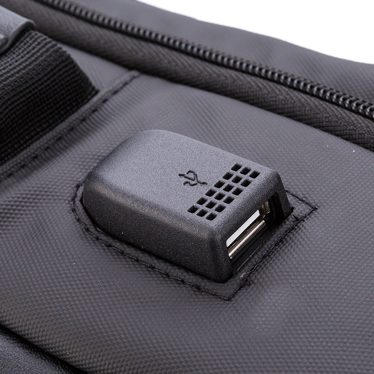 'eau de haute qualité sac d'ordinateur portable logo personnalisé sac à dos pour ordinateur portable avec port de chargement usb