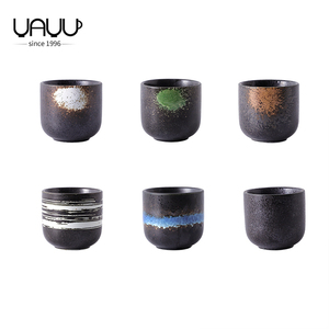 Tasse à café gravée personnalisée FENN tasse à café en céramique personnalisée gravée tasse à Matcha en céramique faite à la main avec tasses sans poignée - Product Image 6