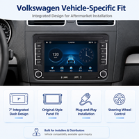 Flysonic 7 pouces 2+32 Go Navigation GPS en stock Prêt à être expédié CarPlay Android Auto Lecteur Android pour voiture pour VW Golf Jetta Polo