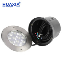 Prix usine IP68 12W RGB LED Piscine Lumière En Acier Inoxydable 316SS Encastré Sous-Marine Lampe Étanche Étang Fontaine