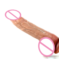 Meilleure vente de jouets sexuels pour adultes vibromasseur en silicone liquide chauffant télescopique Swing pour femmes