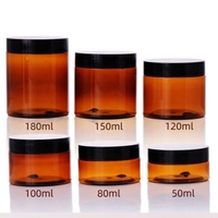 Bocaux en plastique pour cosmétiques de 16 oz, 50 grammes, 250 ml, 200 ml, 12 oz, 330 g, grands contenants de 250 ml, 200 ml, plusieurs tailles avec couvercles