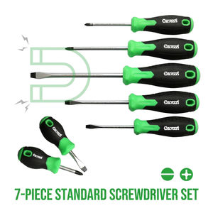 Multi-bit <b>Screwdriver</b> Set 6.35x25mm Industrial Grade Torx Phillips Pozidriv Slotted Bits - Product Image 4