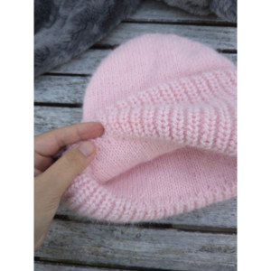 Gorro de punto de visón afelpado - Product Image 5