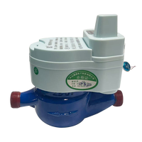 Medidor de Flujo de Agua Ultrasónico Inteligente Inalámbrico LoraWAN IP68 con Lectura Remota AMR IoT RS485 Modbus M-Bus Válvula DN15 Latón