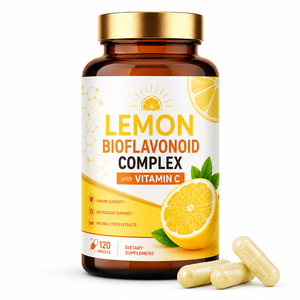 Complexe de bioflavonoïdes de citron avec capsules de vitamine C, complément alimentaire, soutien immunitaire et antioxydant, marque privée - Product Image 1