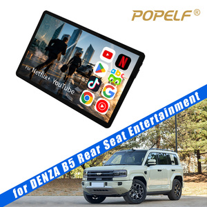 จอภาพติดพนักพิงศีรษะในรถยนต์ Full HD 1080P ขนาด 13.3 นิ้ว, ระบบ Android 13.0, 8-Core 4GB+64GB, ช่องต่อ HDMI, WiFi, Bluetooth, FM, USB สำหรับเด็ก สำหรับรถยนต์ BYD Denza - Product Image 1