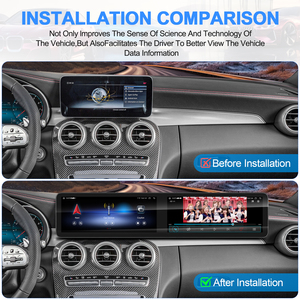 Nuevo para Mercedes Benz Serie C GLC A CLA GLA GLK CLS Clase E, Radio de Auto Android con Pantalla Dual de 12.3 Pulgadas, Multimedia, Carplay, Estéreo para Auto - Product Image 4